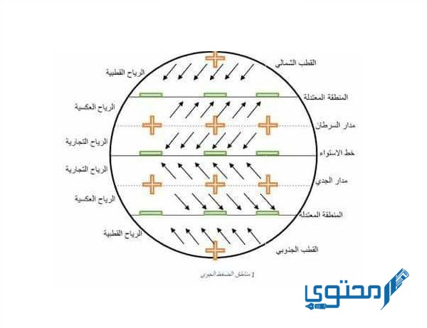 تنشأ الرياح بسبب حركة جزيئات الهواء