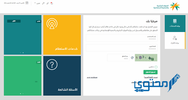 رابط وزارة العمل الخدمات الإلكترونية رخصة عمل mol.gov.sa