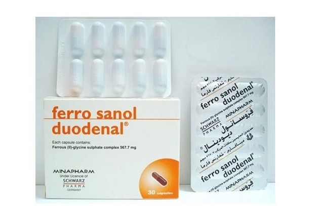 فروسانول ديودينال (Ferro Safol duodena) لعلاج نقص الحديد