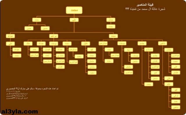 أصل عائلة المنصوري وش يرجعها نسبها ؟