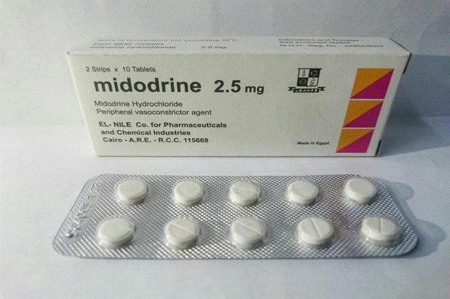 ميدودرين (Midodrine) لعلاج انخفاض ضغط الدم