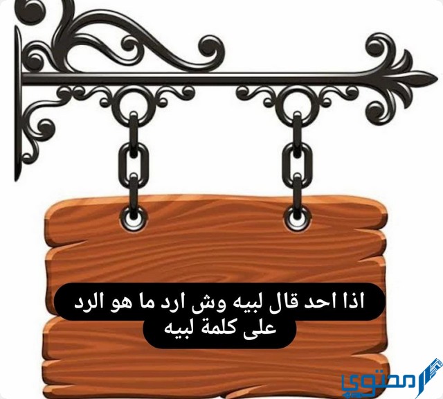 الرد على كلمة لبيه