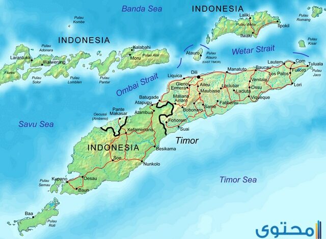 عدد وأسماء محافظات جمهورية تيمور الشرقية الديمقراطية