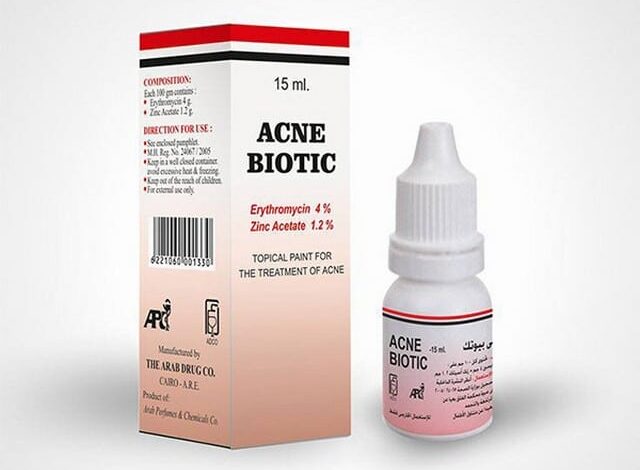 محلول اكني بيوتك Acne Biotic لعلاج حب الشباب