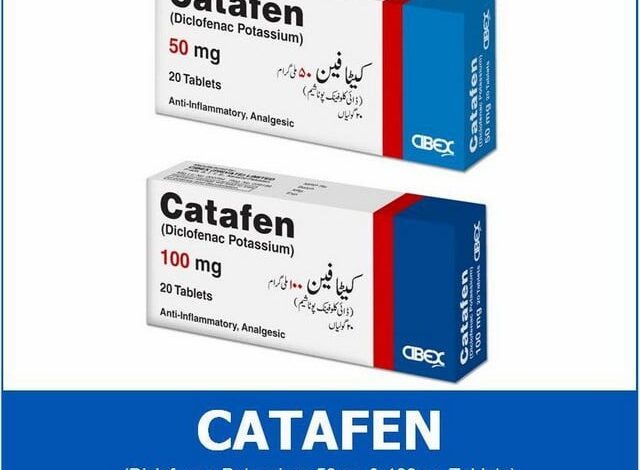 دواعي استعمال دواء كاتافين مضاد للالتهابات Catafen