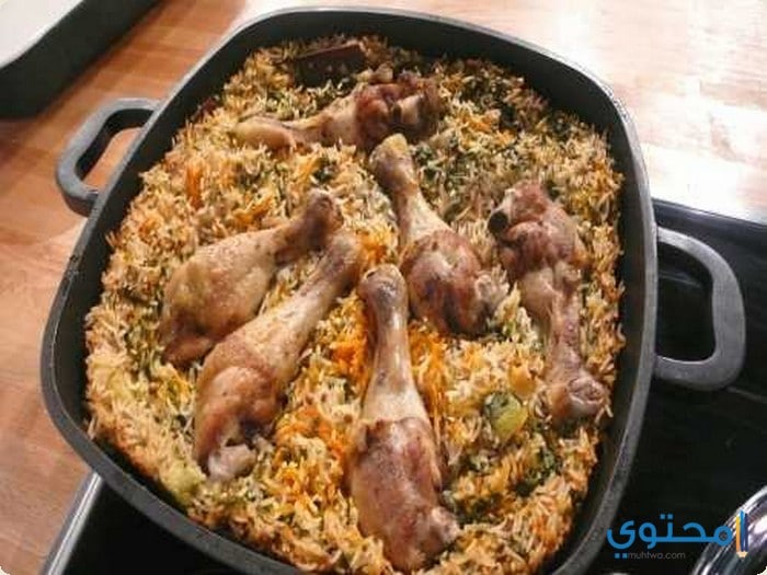 طاجن الدجاج مع الأرز