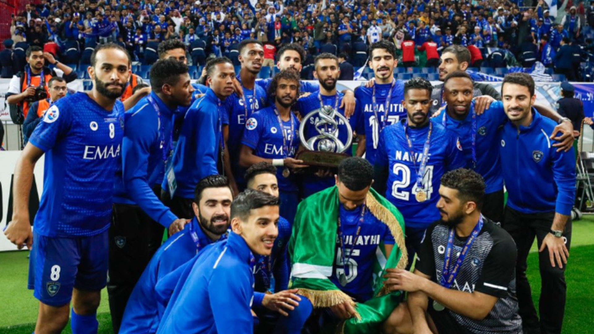 كم عدد بطولات الهلال السعودي